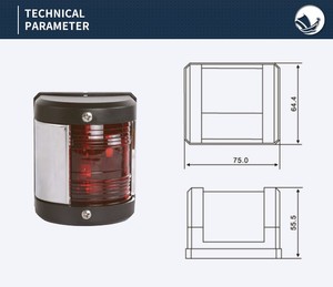Fabricants 12v Dc Durable Résistant à la Corrosion Conservation de l'Énergie Signnal de Navigation Marine Lumière - Product Image 5
