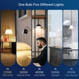 Mẫu miễn phí <span class=keywords><strong>Dimmable</strong></span> 9 wát 810lm 5cct A19 SMD <span class=keywords><strong>LED</strong></span> <span class=keywords><strong>bulbs</strong></span> với năm có thể điều chỉnh nhiệt độ màu - Product Image 4