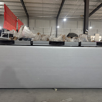 Réfrigérateur horizontal commercial à triple porte, congélateur coffre à refroidissement direct, affichage LED, R290 pour stockage frigorifique
