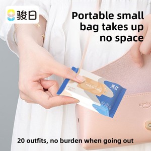 Junri Chăm Sóc Thuận Tiện Xách Tay <span class=keywords><strong>20</strong></span> Tấm Gói Bé Ướt Mô Khăn Lau Ướt Đặc Biệt Làm Sạch Giải Pháp Cho Trẻ Em - Product Image 3