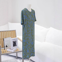 Robe d'été 2026 en soie de mûrier 100% pour femme, élégante, vintage, à col rond, taille ample, mi-longue, imprimée, en twill