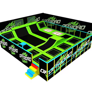 Parco giochi al coperto più venduto per bambini trampolino rettangolare di rimbalzo scivolo per piscina combinazione parco giochi per bambini - Product Image 3