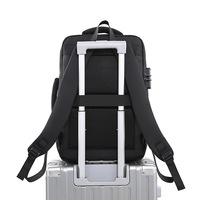 Mochila Oxford para ordenador portátil para hombre, mochila de viaje de negocios de gran capacidad de 15,6 pulgadas, mochila de oficina con múltiples bolsillos resistente al agua para hombre