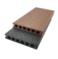 Planche de terrasse en WPC gaufré, système de sol composite extérieur