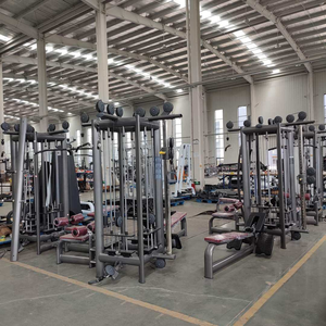 Macchina Professionale SK per Allenamento di Forza, Stazione Multipla a 4 Postazioni con Lat Pulldown e Low Row, Attrezzatura da Palestra di Grado Commerciale - Product Image 6