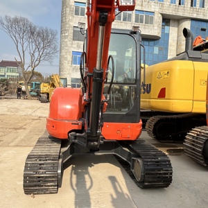 Excavatrice d'occasion d'origine japonaise pour Kubota Kx155 à vendre Petite excavatrice d'occasion de 5 tonnes avec moteur central Composants d'engrenage du moteur - Product Image 4