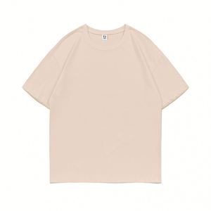 ออกแบบเสื้อยืดผู้ชายตามสั่ง คุณภาพสูง ผ้าฝ้ายเนื้อหนา ทรงโอเวอร์ไซส์ เสื้อยืดเปล่า วิธีการพิมพ์ซิลค์สกรีน - Product Image 4