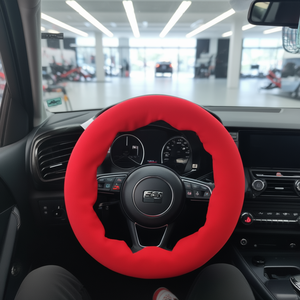 Funda para Volante Roja de 37-39 cm, Accesorio Universal para Automóvil - Product Image 3