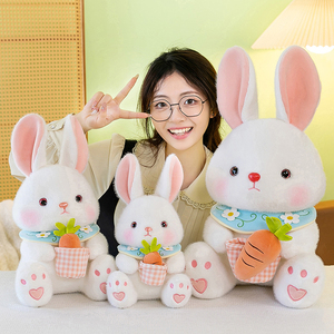 Tùy Chỉnh Thiết Kế 23/30/40/50/80Cm Unisex PP Bông Thú Nhồi Bông Dễ Thương Cà Rốt Thỏ Đồ Chơi Sang Trọng Cho Trẻ Em Căng Thẳng Cứu Trợ Quà Tặng - Product Image 5