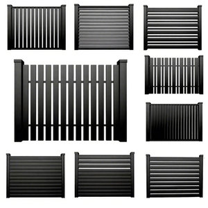 Panneaux de clôture en aluminium, montage DIY, installation facile, faible entretien, découpe sur mesure, clôture à lattes pour jardin - Product Image 5