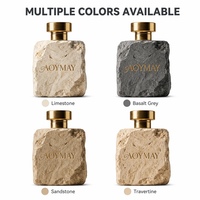 Flacons de parfum de luxe personnalisables 50ML 100ML, flacon en verre avec finition mate, option de gravure, vaporisateur à pompe