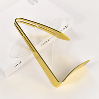 Récompense en cristal exclusive avec support métallique haut de gamme et verre transparent pour logo et texte d'entreprise – Récompense en verre cristal personnalisée