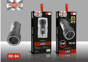 Caricabatterie per Auto Wisdomup CC-04 2.4A USB Tipo A 12-24V con Presa Accendisigari - Product Image 3