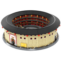 Majestic MOC Proyecto de Fortaleza Oriental, 3317 Piezas, Bloques de Construcción Circulares, Conjunto de Bloques de Construcción de Patrimonio