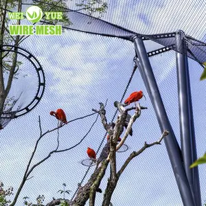 Gute Qualität Vogel Voliere Zoo Kettennetz Edelstahl Drahtseil Mesh Duplex Edelstahl Draht geflecht