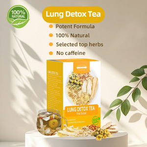 Té Herbal Orgánico para Limpiar los Pulmones, para Fumadores, Ayuda a Dejar <span class=keywords><strong>de</strong></span> Fumar, en Caja, para un Hígado Saludable, Venta al Por Mayor - Product Image 2