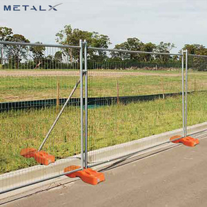 Panneau supérieur rond de clôture d'écran de confidentialité extérieure Orange à installation rapide pour le Service de modélisation de Fence-3D temporaire de tondeuse de Robot disponible - Product Image 2