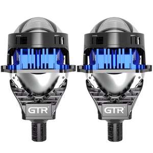 โปรเจคเตอร์เลเซอร์สีขาว 58W เลนส์คู่แบบ Bi-LED ขนาด 3 นิ้ว ไฟหน้าแบบ Dual LED Laser H4 <span class=keywords><strong>H7</strong></span> สำหรับรถยนต์ เลนส์เลเซอร์แบบ Bifocal LED โปรเจคเตอร์เลนส์ LED - Product Image 6