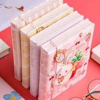 Carnet de notes à feuilles mobiles en cuir/PP, style personnalisé, pour étudiantes, filles, Kawaii – Nouveautés du fabricant