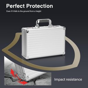 OEM 제조업체 도매 가격 금속 합금 보관함 사용자 정의 휴대용 샘플 휴대 기기 용 알루미늄 케이스 - Product Image 4