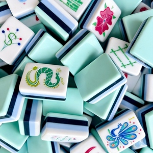 ชุดไพ่นกกระจอกอเมริกันอะคริลิคสุดหรูทันสมัยแบบอัตโนมัติ พร้อมชื่อย่อสั่งทำพิเศษ สำหรับเล่นคาสิโน 4 ผู้เล่น - Product Image 2