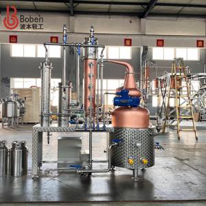 Boben 150L distillateur d'alcool équipement de distillation de cuivre système de distillation à vendre - Product Image 3