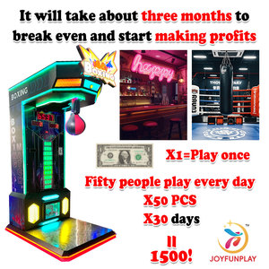 Máquina de Boxeo Operada con Monedas de Alta Rentabilidad Personalizada JOYFunplay para Arcades, Bares, Locales de Entretenimiento, Proveedor de Fábrica, OEM, ODM - Product Image 3