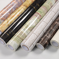 Vinilo Adhesivo Metálico para Madera con Tecnología Anti-Burbujas y Liberación de Aire, Película para Muebles para Decoración Moderna de Electrodomésticos de Cocina, en Stock