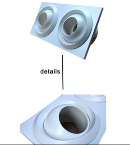 หั<span class=keywords><strong>ว</strong></span>ฉีด<span class=keywords><strong>ฟิ</strong></span>ล์มอะลูมิเนียม หั<span class=keywords><strong>ว</strong></span>ฉีดแบบเจ็ท แผ่นกระจายลม แผ่นกระจายลมทรงสี่เหลี่ยม สำหรับระบบปรับอากาศ - Product Image 5