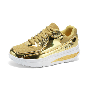 Baskets de sport tendance à lacets pour femmes, souples, durables, antidérapantes, respirantes, avec doublure en maille, confortables pour le sport et les activités de plein air toute l'année - Product Image 1