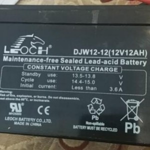 Leoch Djw12-10 12V 10Ah Sealed Lead Acid <b>Battery</b> For <b>Ups</b> And Security Systems - Product Image 3