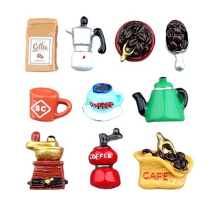 จี้เรซิ่นรูปการ์ตูน คาเฟ่ บ้านตุ๊กตา กาต้มกาแฟ สำหรับตกแต่งเคสมือถือ กิ๊บติดผม - Product Image 5
