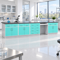 Table de laboratoire certifiée CE, banc de laboratoire résistant aux hautes températures pour l'industrie chimique et les instituts de recherche