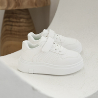 Chaussures de sport pour enfants en gros, garçons et filles, à scratchs, respirantes, antidérapantes, pour l'école et l'uniforme