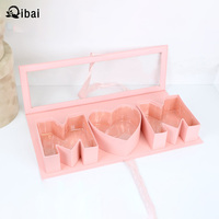 Cajas de Regalo Rígidas de Lujo con Tapa de PVC y Diseño de Rosas, para Flores, Ideales para Bodas, Día de la Madre y San Valentín, Marca Qibai Stock Love