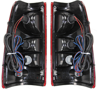 Paire de feux halogènes rouges pour Chevy Silverado 1500 2500 3500 2003-2006