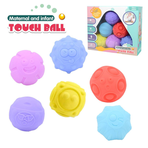 Juego de 6 Pelotas para Bebés, Desarrolla los Sentidos Táctiles del Bebé, Pelotas de Tacto Suave para Bebés, Pelotas de Masaje para Entrenamiento, Juguetes para Niños - Product Image 5