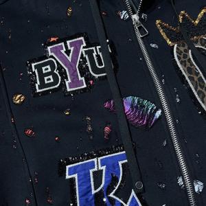 6859/Camicetta da Donna Trendy Slim-Fit in Pizzo Traspirante Stile Casual Moda Urbana per l'Autunno con Lavorazione Artigianale Stile Camicia - Product Image 5