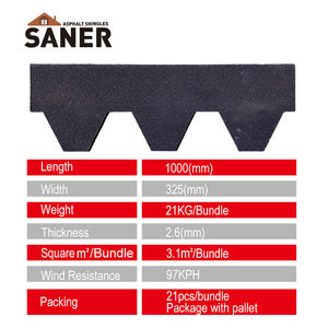 Mosaïque Asphalte Bardeaux Couvreurs Vie Bonne Durabilité Bardeaux Architecturaux <span class=keywords><strong>Pas</strong></span> <span class=keywords><strong>Cher</strong></span> Moderne Feuille De Fibre De Verre Toit En Fibre De Verre - Product Image 5