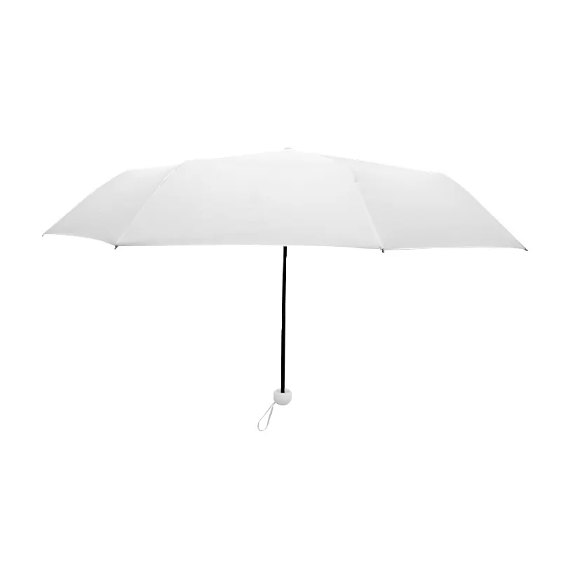Sublimasi Kosong Payung Pendek Lipat Payung Cerah Hujan Payung Luar Ruangan