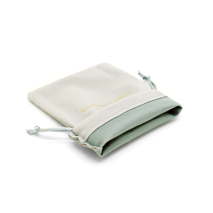 Custom Flannelette Pocket Jewelry Velvet <b>Storage</b> Bag Gift Bag Super Soft High Quality <b>Grey</b> Drawstring Pouch - Product Image 6
