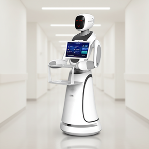 Robot de livraison de nourriture automatique d'intérieur Renhuan <span class=keywords><strong>Amy</strong></span> avec LiDAR et positionnement précis multi-capteurs - Product Image 1