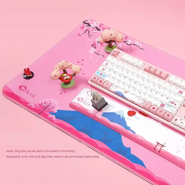 Accept Custom Anti-slip Rubber 900*400mm Big Size Desk Keyboard Mat Mouse Pad for Gaming