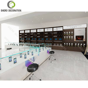 Concepts de design minimaliste pour magasin de smartphones, vitrine personnalisée pour téléphones, comptoir haut de gamme pour l'aménagement intérieur de magasin - Product Image 2