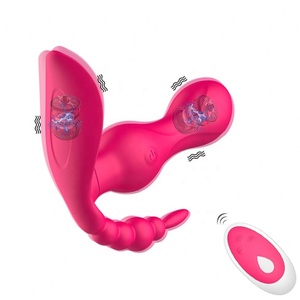 Mädchen Power Wearable Female Fernbedienung Vaginal Vibrator <span class=keywords><strong>Hot</strong></span> Sale Unsichtbare Massage Sexspielzeug für erwachsene Frauen - Product Image 1