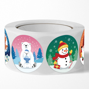 ODM/OEM Customized Christmas <b>Stickers</b>, High-Quality Self-Adhesive Gift <b>Bags</b>, <b>Party</b> Label <b>Stickers</b> for Use - Product Image 6