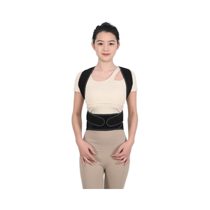 Ceinture élastique ajustable <span class=keywords><strong>pour</strong></span> la correction de la cyphose, conception croisée, tissu en nylon Spandex respirant, support professionnel - Product Image 2