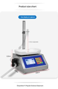 Machine de remplissage quantitative à pompe à diaphragme pour pâte de sésame, huile comestible, parfum, solution liquide orale, vin et solutions de boissons - Product Image 3