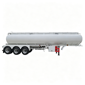 Remolque Cisterna de Combustible de Aleación de Aluminio de 3 Ejes y 9000 Galones (5182), 5 Compartimentos, Semirremolque Cisterna para Diésel y Gasolina - Product Image 1