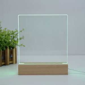 Naierwish — veilleuse Led 3D fluo, lumière de nuit, usb, pour copie de mémo, <span class=keywords><strong>lampe</strong></span>, panneau d'écriture - Product Image 5